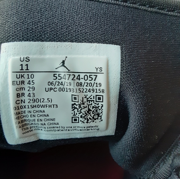 Micheal Jordan retro 1 Shoes Size11 - Picture 3 of 6